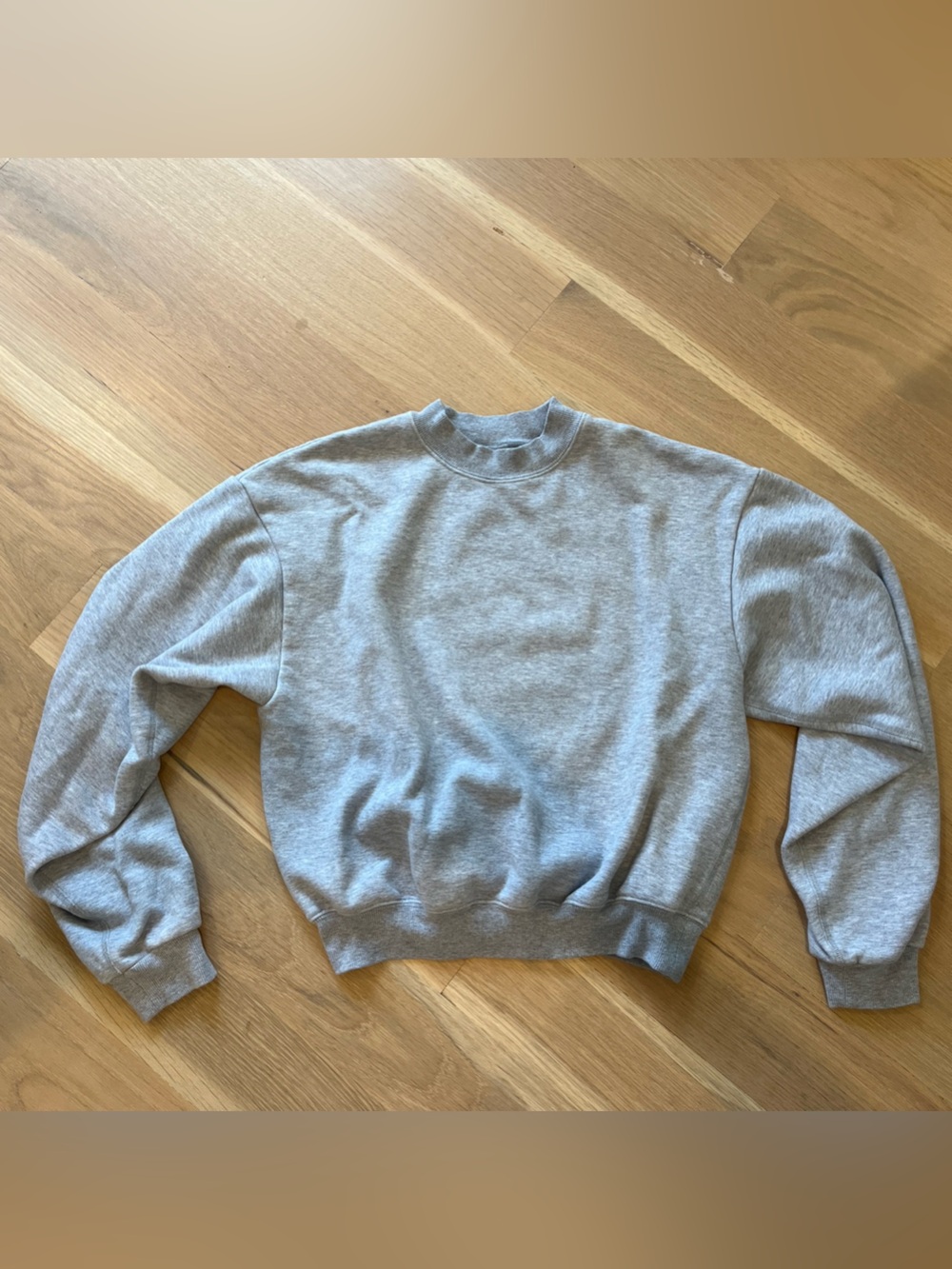 Skims Dark Heather Gray Crewneck Sweatshirt